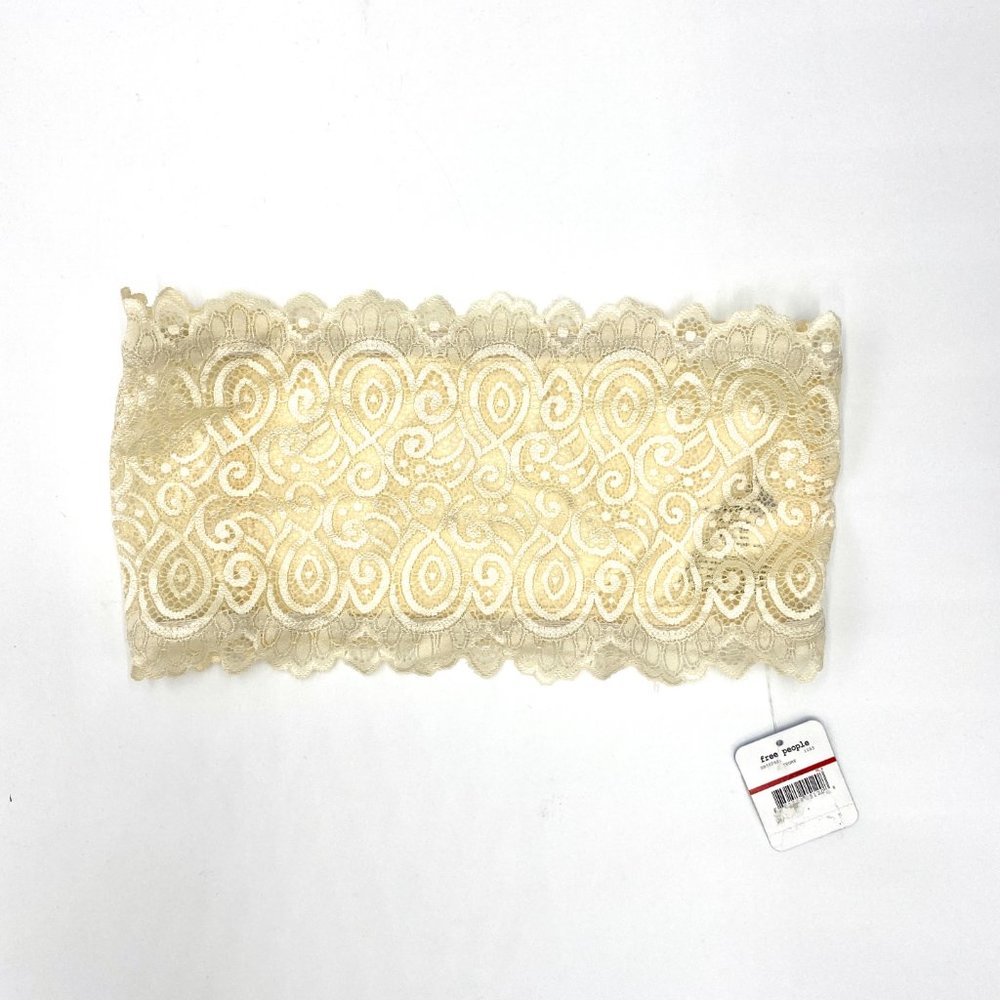 NWT FREE PEOPLE Seamless and Lace Bandeau #KK2 - Picture 2 of 6